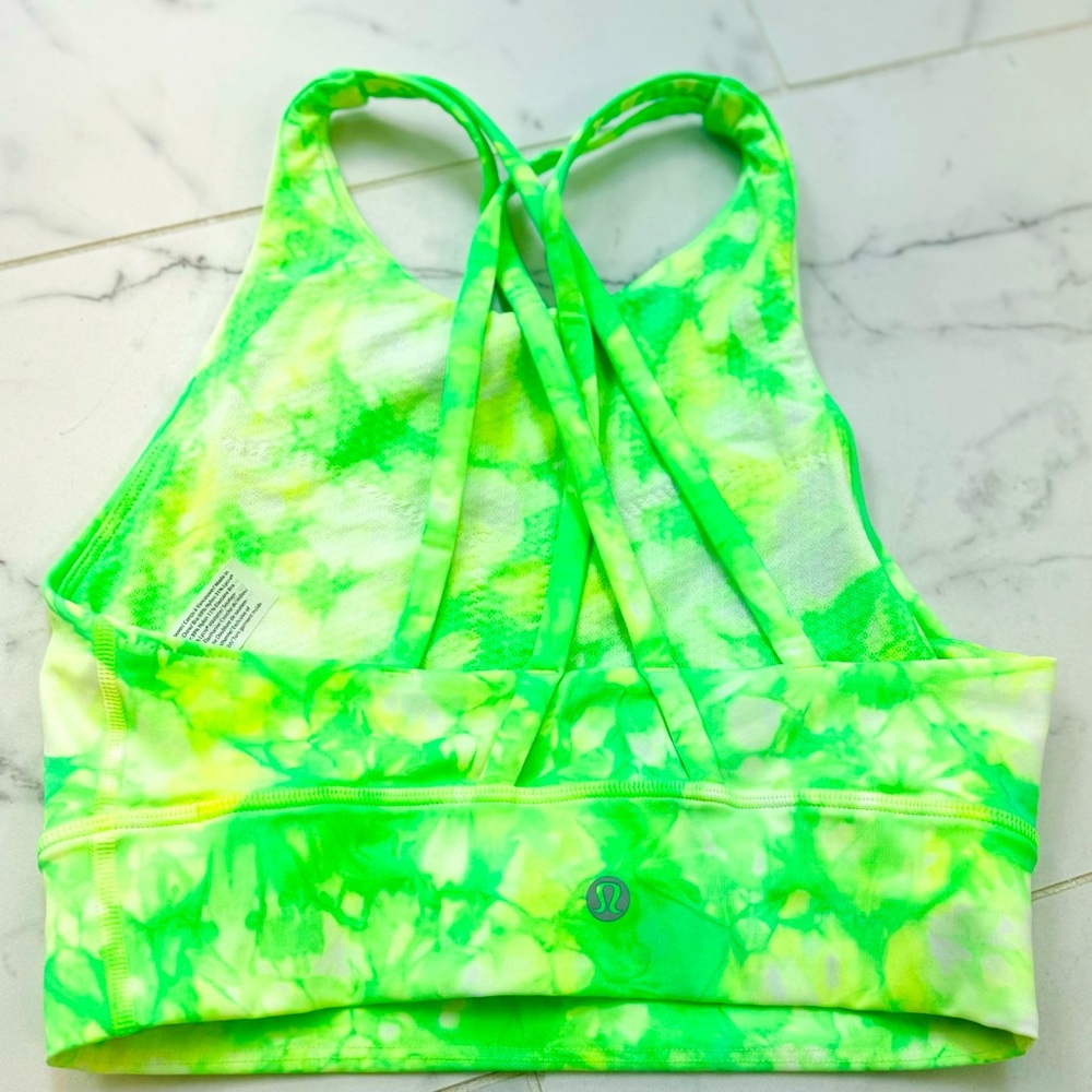 Lululemon Energy Long Line Bra size 4  never worn